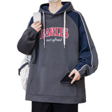 fall outfits men Autumn and Winter Coat Youth Sweater Hooded  Junior High School Students Men's Coat