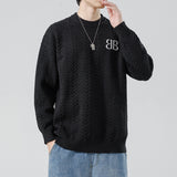 fall outfits men Autumn and Winter New Men's Knitwear Sweater 2024 Autumn and Winter New Fashion Trendy round Neck Sweater Men