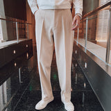 Itooh classy outfits Join for Payment Men's Draping Wide-Leg Pants Loose Trousers Men's Solid Color Suit Pants Men's Pants