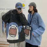 sweater French Style Couple Clothes Niche Design Sense Autumn Clothes Cartoon Cute Pullover Women's Loose Autumn and Winter Outer Wear