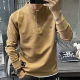 fall fits men Sweater Men's 2024 Pullover Autumn New Letter Embroidery Casual Korean Youth Loose Men's Fashion