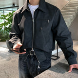 2024 fall fashion trends Cpy077 2024 Autumn Korean Style Men's Loose PU Leather Jacket Ruan Handsome Casual Leather Jacket