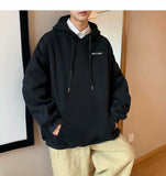 ITOOH Winter Outfits aelfric eden hoodie Hooded Sweater Men's Spring and Autumn Ins Loose Lazy Style Long-Sleeved Top Hong Kong Style Solid Color Pullover Coat ITOOH Winter Outfits