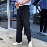 classy outfits Join for Payment Men's Draping Wide-Leg Pants Loose Trousers Men's Solid Color Suit Pants Men's Pants