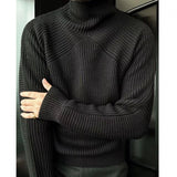 fall fits men Shanli Dadi Half Turtleneck Slightly Wide Sweater Autumn and Winter New Maillard Men's Korean-Style Casual Pullover Versatile