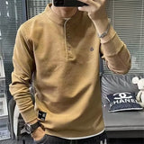 Itooh fall fits men Sweater Men's 2024 Pullover Autumn New Letter Embroidery Casual Korean Youth Loose Men's Fashion