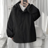 ITOOH Oversized Windbreaker Hooded Jacket