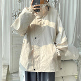 ITOOH Oversized Windbreaker Hooded Jacket