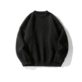 Itooh Pleated Knitted Round Neck Bottoming Sweater