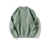 Itooh Pleated Knitted Round Neck Bottoming Sweater