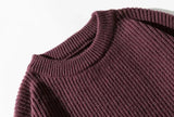 Itooh Pleated Knitted Round Neck Bottoming Sweater