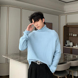 Itooh Pleated Stretch Turtleneck Bottoming Sweater