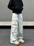 ITOOH Pockets Baggy Cargo Pants