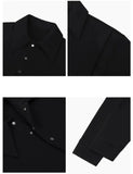 ITOOH Polo Lapel Casual Sweatshirt