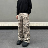 ITOOH Relaxed Fit Camouflage Cargo Pants