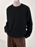 Itooh Round Neck Pleated Long Sleeve Shirt