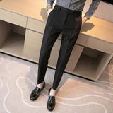 ITOOH Men's Light Luxury Button-down Draped Baggy Suit Pants Casual Solid Color Straight Premium Elegant Korean Popular Leisure Pants