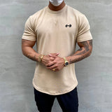 Itooh T shirt Men Summer Gym Clothing Bodybuilding Fitness Loose Casual Lifestyle Wear T-shirt Streetwear Hip-Hop T-shirt