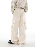 Itooh  Wide Cargo Pants Men Baggy Oversize Cargo Trousers Male Oversize  Loose Casual Streetwear Hip Hop Pocket Spring