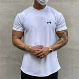 Itooh T shirt Men Summer Gym Clothing Bodybuilding Fitness Loose Casual Lifestyle Wear T-shirt Streetwear Hip-Hop T-shirt