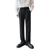 Itooh White Gray Black Suit Pants Men Slim Fashion Social Mens Dress Pants Korean Straight Pants Mens Office Formal Trousers M-3XL