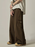 Itooh  Japanese Baggy Cargo Pants Men Oversize Wide Leg Cargo Trousers Male Loose Casual Streetwear Hip Hop Pocket Autumn