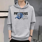 ITOOH Men's Clothing Print White Sweatshirts for Man Hoodies Hooded Graphic Winter Pastel Color One Piece Cheap No Brand Overfit Funny