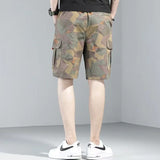 Itooh Camouflage Casual Men's Summer Fashion Cargo Straight Loose Trend All-match Thin Handsome Sports Style Korean Version Shorts