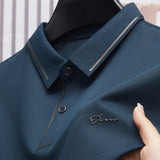 ITOOH Men's New Polo Shirt, Seamless Premium Luxury Cool Fabric, Business Casual Golf, Slim Fit Blouse Collar T-shirt