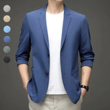 Itooh  Chic & Sleek: Summer Slim-Fit Casual Suit Jacket for Fashion-Forward Style - Thin for Summer,UV Protection，Business Leisure