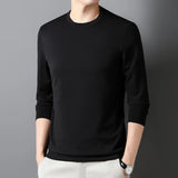 Itooh  New T-shirt Men's Casual Long Sleeve Round Neck Pullover Daily Men's Clothing Warm and Comfortable Tops