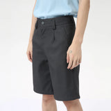 Itooh  Simple New Men's Casual Shorts Loose Zippers Solid Color Straight Wide Leg Male Trousers Summer Fashion 2024