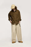 ITOOH Japanese Loose Thick Wide-Leg Pants