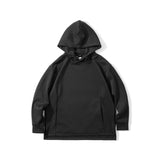 Itooh Cityboy Quality Normcore Hoodies Japanese Light Lazy Loose Space Cotton Hooded Sweatshirts Men's Clean Fit Hem Split Pullover