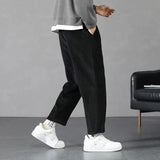 Itooh New Four Seasons Men Casual Pants Japanese Loose Straight Sports Pants Casual Ruffian Large Size Trousers Young Men Show Figure