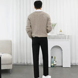 Itooh Men's Clothing Business Sweater Fashion Korean Style Knitwear Slim Male Casual Pullovers Versatile Sweater 2024 Autumn New