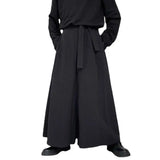 Itooh Wide Chinese Hanfu Harajuku Style Hakama Kimono Tang Casual Men 2024 Male Pants Uniforms Men Kendo Pants Samurai Trousers