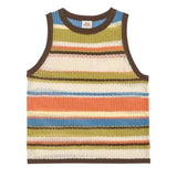 Itooh Men's Fashion Knitted Vest Trend Y2K Streetwear Summer Neutral Retro Casual Striped Sleeveless Tees Tops LGBT Sweater Tank Top