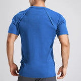 Itooh New Fitness Training T-shirt Men Casual T-shirt Gym Bodybuilding Skinny Tees Tops Running Sport T-shirt Short Sleeve Shirt