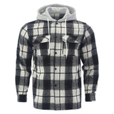 Itooh Streetwear Mens Sweatshirts Vintage Hooded Design Plaid Fleece Sweatshirt Men 2024 Spring Long Sleeve Loose Casual Fleece Coats