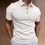 Itooh new Men Sport slim fit Polos T-Shirt Top Fitness Short Sleeve Blouse Casual Slim Fit Summer Breathable Gym Bodybuilding