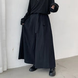 Itooh  Men Hakama Harajuku Kimono Samurai Pants Men Casual Wide Pants Men Chinese Style Hanfu Tang Trousers Male Kendo Uniforms