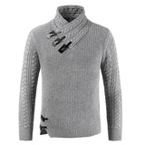 Itooh  New Winter Men's Turtleneck Sweater Fashion Large Size Pullover Autumn Warm Winter Shirts Retro Clothing Knitting