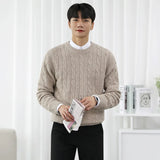 Itooh Men's Clothing Business Sweater Fashion Korean Style Knitwear Slim Male Casual Pullovers Versatile Sweater 2024 Autumn New