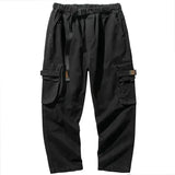 ITOOH Cargo Pants for Men Straight Black Wide Trousers Man High Quality Street Y2k Casual Vintage Slacks Long Emo Harajuku Fashion