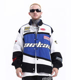 ITOOH Winter Outfits Men Motorsports Varsity Jackets