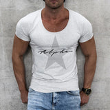 Itooh Spring Summer New Mens Tops Casual T-shirts O Neck Short-sleeved Slim T Shirt For Men Streetwear Fashion Pattern Print Tees