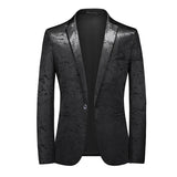 Itooh Fashion New Men's Casual Boutique Business Personalized Printing Slim Fit Suit Coat Blazers Jacket Dress Big Size 6XL