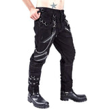 Itooh  Foreign Trade Personality Casual Trousers Men Gothic Pants Punk Rock Bondage Pants