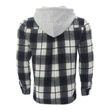 Itooh Streetwear Mens Sweatshirts Vintage Hooded Design Plaid Fleece Sweatshirt Men 2024 Spring Long Sleeve Loose Casual Fleece Coats